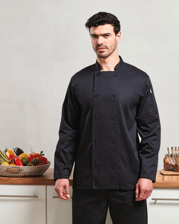 Veste personnalisable PREMIER Veste chef cuisinier manches longues Coolchecker®