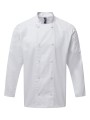 PREMIER Veste chef cuisinier manches longues Coolchecker® blanc personnalisable