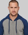 Sweat-shirt personnalisable PROACT Veste molleton zippée capuche bicolore unisexe