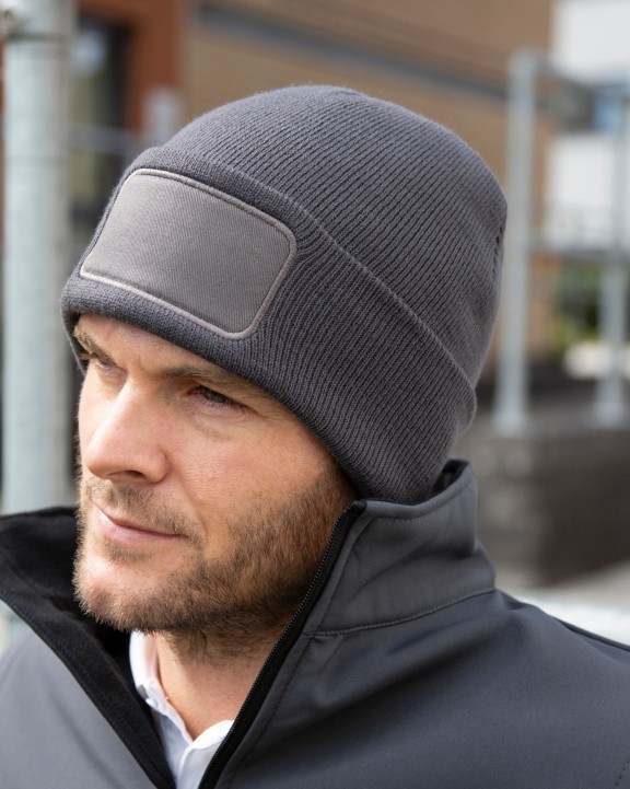 RESULT Bedruckbare Doppelstrickmütze Mütze, Schal & Handschuh personalisierbar
