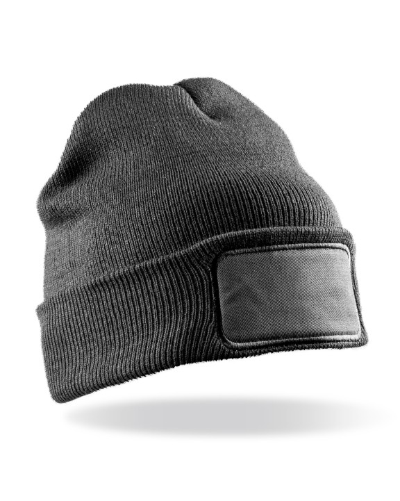 RESULT Bedruckbare Doppelstrickmütze Mütze, Schal & Handschuh personalisierbar