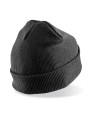 RESULT Bonnet imprimable double Tricot noir personnalisable
