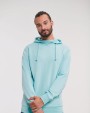 RUSSELL Kapuzensweatshirt mit hochgeschlossenem Kragen Pure Organic Sweatshirt personalisierbar