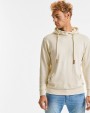 RUSSELL Kapuzensweatshirt mit hochgeschlossenem Kragen Pure Organic Sweatshirt personalisierbar