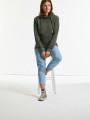 Sweat-shirts à personnaliser RUSSELL Sweat à capuche col montant Pure Organic 