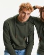 RUSSELL Kapuzensweatshirt mit hochgeschlossenem Kragen Pure Organic Sweatshirt personalisierbar