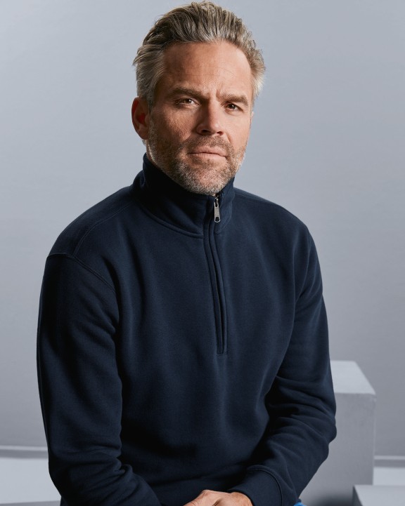 Sweater RUSSELL Sweater met ritskraag Authentic voor bedrukking &amp; borduring
