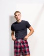 SKINNIFIT Shorts mit Tartanmuster  personalisierbar
