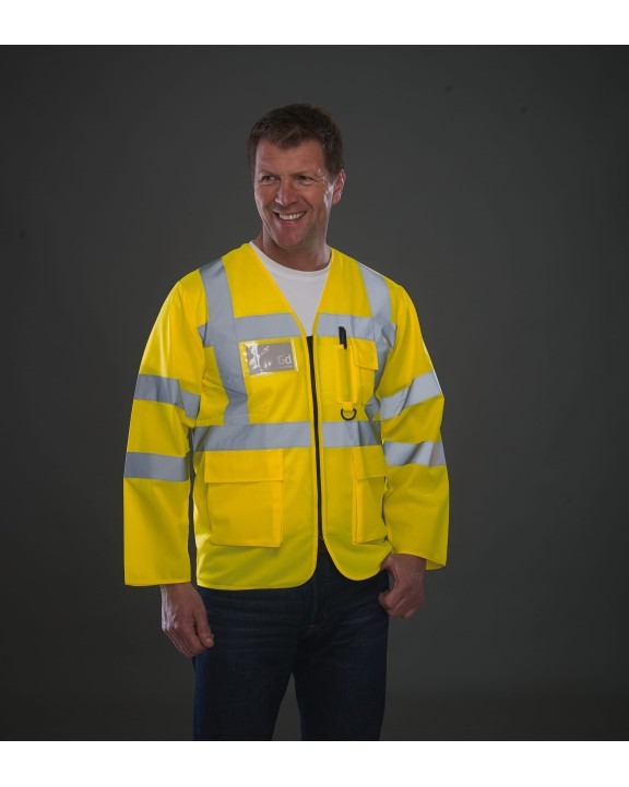 Gilet de sécurité personnalisable YOKO Veste haute visibilité