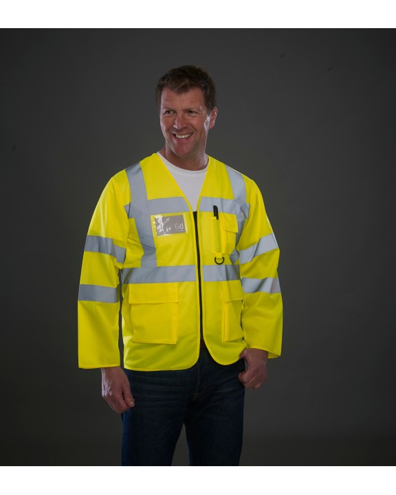 Gilet de sécurité personnalisable YOKO Veste haute visibilité