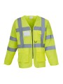 YOKO Veste haute visibilité HI-VIS JAUNE personnalisable