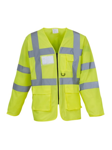 YOKO Veste haute visibilité HI-VIS JAUNE personnalisable