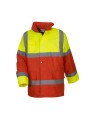 YOKO Veste contrastante haute visibilité HI-VIS YELLOW/RED personnalisable