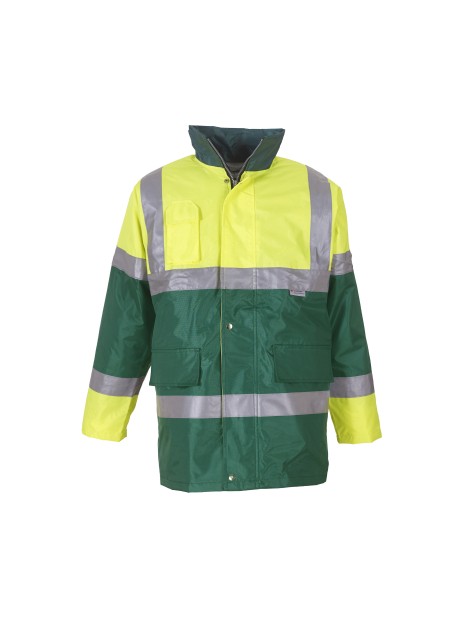 YOKO Veste contrastante haute visibilité hi vis yellow/paramedic green personnalisable