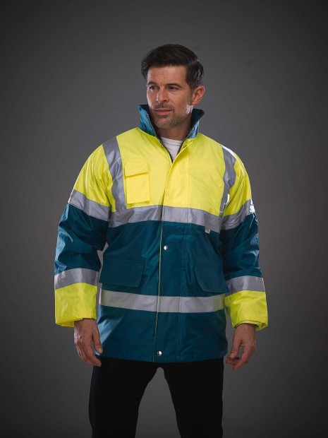 Vestes à personnaliser YOKO Veste contrastante haute visibilité 