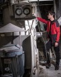 Sweat-shirt personnalisable PROJOB 3120 SWEATHSIRT BI MATIERE CAPUCHE CONTRASTEE