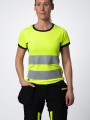 T-Shirts à personnaliser PROJOB 6012 T-SHIRT POLYESTER FEMME EN ISO 20471 CLASSE 2/1 jaune/noir