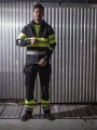 Sweat-shirts à personnaliser PROJOB 6122 SWEATSHIRT FULL ZIP CAPUCHE EN ISO 20471 CLASSE 1 