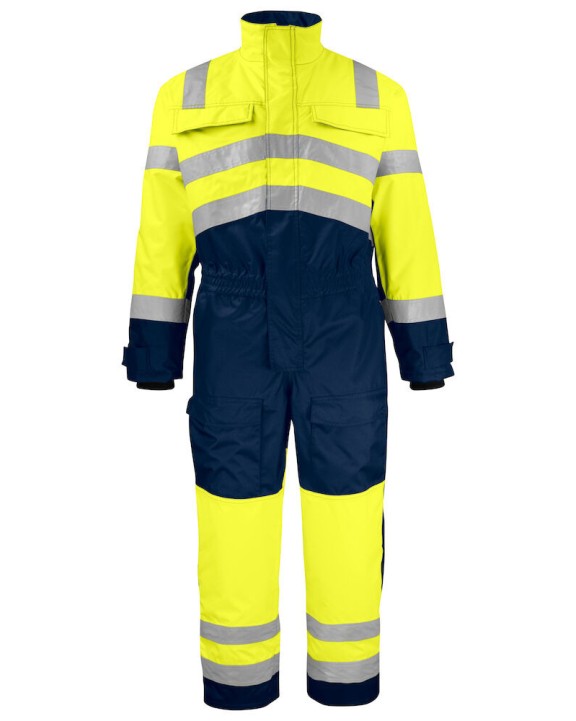 PROJOB 6202 GEFÜTTETER OVERALL - EN ISO 20471 KLASSE 3 / EN 343 Hose personalisierbar