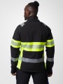 Softshells à personnaliser PROJOB 6442 SOFTSHELL IMPERMEABLE - EN ISO 20471 CLASSE 1 jaune/noir