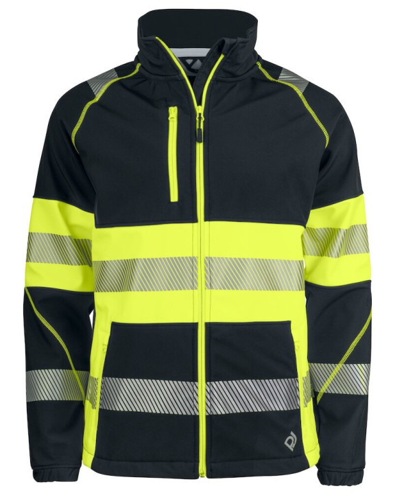 PROJOB 6443 SOFTSHELL JACKE EN ISO 20471 KLASSE 1 Jacke personalisierbar