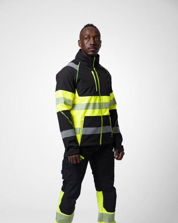PROJOB 6443 SOFTSHELL JACKE EN ISO 20471 KLASSE 1 Jacke personalisierbar