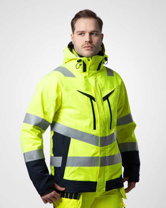 Veste personnalisable PROJOB 6445 PARKA 3 EN 1 - EN ISO 20471 CLASSE 3/2 - EN 343 3/2