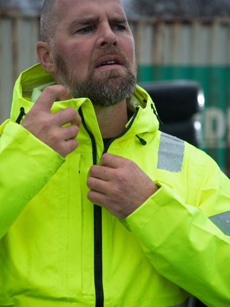 Vestes à personnaliser PROJOB 6450 VESTE SOFTSHELL CAPUCHE - EN ISO 20471 CLASSE 3/2 - EN343 3/3/X 
