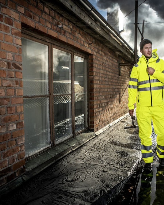 Veste personnalisable PROJOB 6450 VESTE SOFTSHELL CAPUCHE - EN ISO 20471 CLASSE 3/2 - EN343 3/3/X