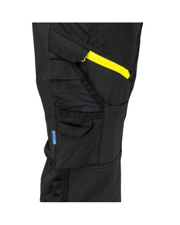 Broek PROJOB 6528 SIGNALISATIESTRETCHBROEK EN ISO 20471 KLASSE 1 voor bedrukking &amp; borduring