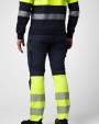 Broek PROJOB 6528 SIGNALISATIESTRETCHBROEK EN ISO 20471 KLASSE 1 voor bedrukking &amp; borduring