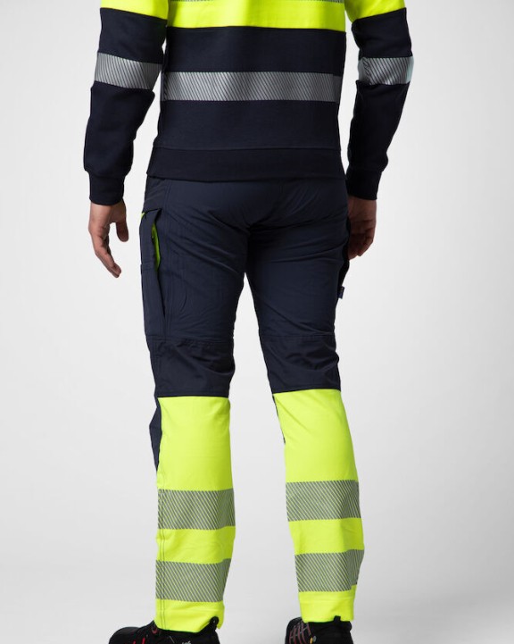 Broek PROJOB 6528 SIGNALISATIESTRETCHBROEK EN ISO 20471 KLASSE 1 voor bedrukking &amp; borduring