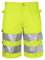 PROJOB 6536 SHORTS EN ISO 20471 CLASSE 2/1 jaune/noir personnalisable