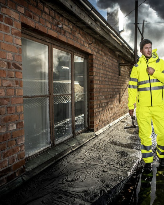 Broek PROJOB 6550 SIGNALISATIEREGENBROEK EN ISO 20471 KLASSE 2 voor bedrukking &amp; borduring