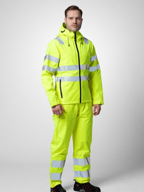 Softshells à personnaliser PROJOB 6550 PANTALON SOFTSHELL - EN ISO 20471 CLASSE 2/1 EN343 3/3/X jaune/noir