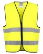 Gilet de sécurité personnalisable PROJOB 6709 CHASUBLE PRIO ZIPPEE - EN ISO 20471 CLASSE 2