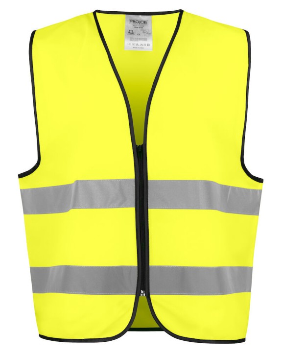 Gilet de sécurité personnalisable PROJOB 6709 CHASUBLE PRIO ZIPPEE - EN ISO 20471 CLASSE 2