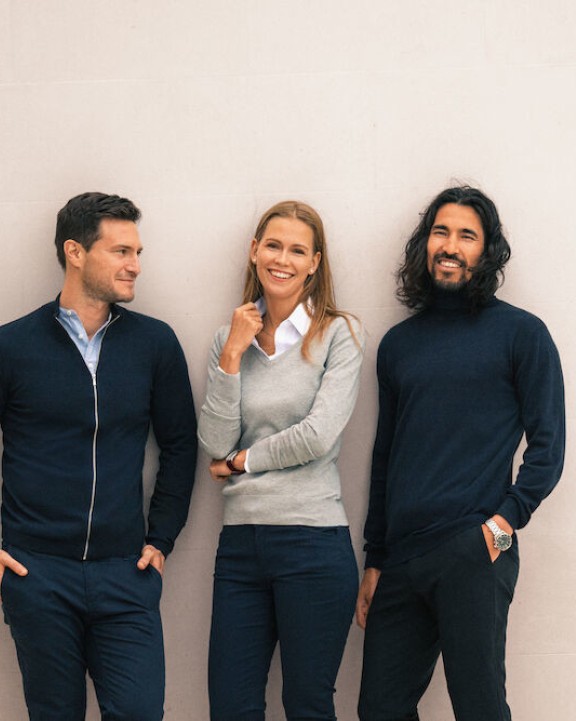 Trui JAMES-HARVEST Ashland V 
Gebreide Sweater Dames voor bedrukking &amp; borduring