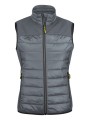 PRINTER Expedition 
Bodywarmer Femmes gris acier personnalisable