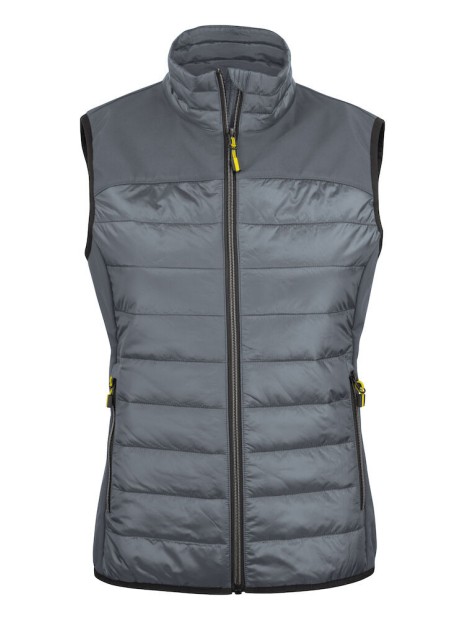 PRINTER Expedition 
Bodywarmer Femmes gris acier personnalisable