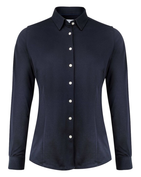 Hemd J. HARVEST & FROST Indigo Bow 34 
Hemd Dames voor bedrukking &amp; borduring
