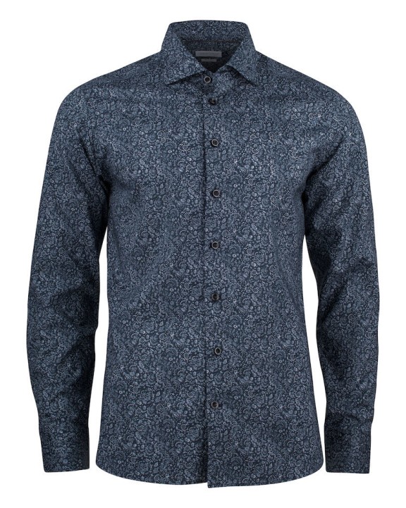 Hemd J. HARVEST & FROST Indigo Bow 37 
Hemd Regular Fit Heren voor bedrukking &amp; borduring