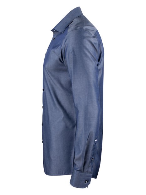 J. HARVEST & FROST Red Bow 120 
Chemise Regular Fit Hommes indigo personnalisable