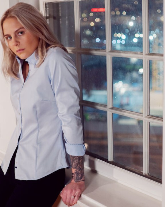 J. HARVEST & FROST Red Bow 122 
Damen Blusen Hemd personalisierbar