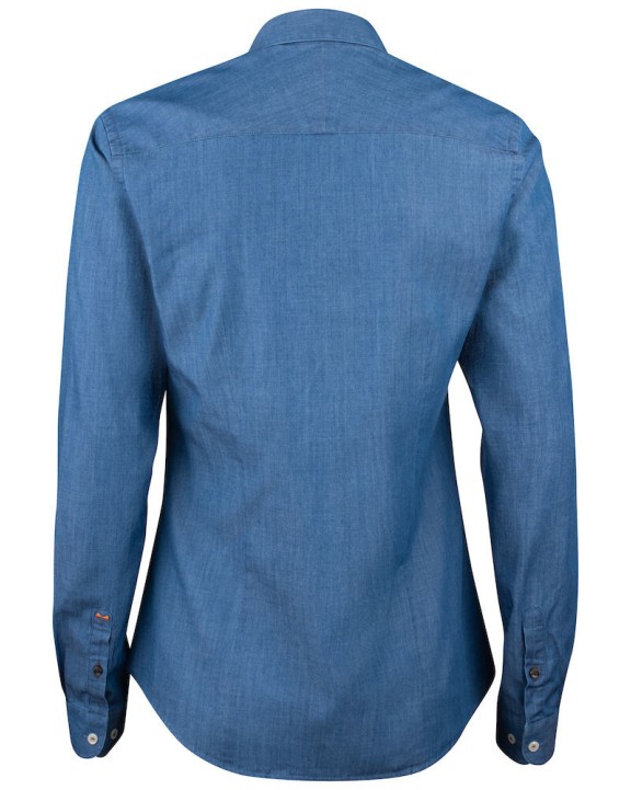 Hemd J. HARVEST & FROST Indigo Bow 130 
Hemd Dames voor bedrukking &amp; borduring