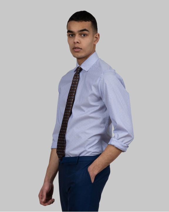J. HARVEST & FROST Purple Bow 140 
Hemd Slim Fit Herren Hemd personalisierbar