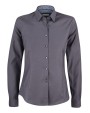 J. HARVEST & FROST Purple Bow 142 
Damen Blusen Hemd personalisierbar