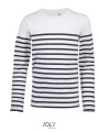 T-Shirts à personnaliser SOL'S Matelot Lsl Kids blanc/french marine