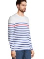 T-Shirts à personnaliser SOL'S Matelot Lsl Men White/Royal Blue/Red