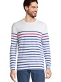 T-Shirts à personnaliser SOL'S Matelot Lsl Men White/Royal Blue/Red